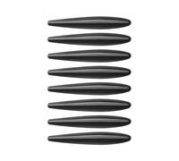 Protector de carrocería 8 Unids/Set Coche Puerta Carrocería Protector Embellecedor Reducción Ruido Antiarañazos Tiras Protección Decorativas Rozaduras(Black-8PCS)