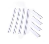 Protector de carrocería 8 Unids/Set Tira Protectora De Puerta Coche Barra Choque Automática Parachoques Embellecedor Borde Protector Esquina Rozaduras(White)