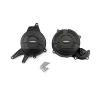 Puig 21500N Tapas Protectoras del Motor Track protección en polímero termoplástico de alta resistencia para uso deportivo y competición, Negro
