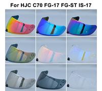 Protector de Casco HJ20M para HJC C70 FG-17 FG-ST IS-17 visera para Casco de motocicleta protección Uv Casco Moto Visera protector solar Black