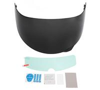 Protector de casco Universal, protector de visera de lente de casco con película antivaho, reemplazo de accesorios de motocicleta para AGV VISOR K5 S3 K3 SV(Marron oscuro)