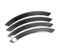 Protector de Cejas de Arco de Rueda de Coche para BMW M4 F82 2014 2015 2016 2017 2018 2019 2020,Impermeable Anti-arañazos La Ruedas La Ceja Arco Trim Pegatinas,A-Black