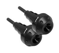 Protector De Chasis Deslizante con Bola Impacto Motocicleta para FZ1, FZ6 Y FZ8. Incluye Almohadilla Protección contra Caídas Protector Anticolisión Chasis(Negro,X-2)