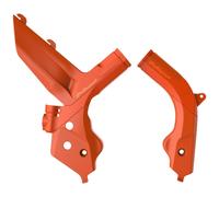 Polisport – Juego protectores chasis 8472900002 – Plástico duradero, resistente impactos – Naranja