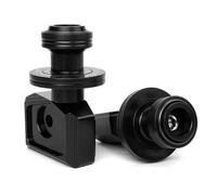 Protector De Choque De Motocicleta Para GROM MSX125 MSX 125 S 2014-2025 Carretes Basculantes Para Motocicleta Tornillos Soporte Bloques Ayuda De Arranque(Black)