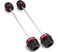 Protector De Choque De Motocicleta Para KAWASAKI Z900SE Z900RS 2019-2026 Marco Escape Motocicleta Deslizadores Rueda Horquilla Deslizante Eje Protector Contra Choques(Front Rear-Red)