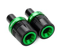 Protector De Choque Tapones, Tapas Y Deslizadores para Manillar De Motocicleta para Kawasaki Z900, Z650, Z 900, para Ninja 650, 1000 para Versys 650 2017-2024(Verde)