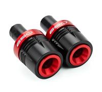 Protector De Choque Tapones, Tapas Y Deslizadores para Manillar De Motocicleta para Kawasaki Z900, Z650, Z 900, para Ninja 650, 1000 para Versys 650 2017-2024(Rojo)