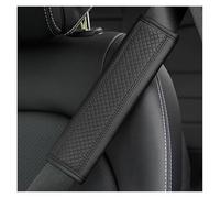 Protector de cinturón 1 Uds PU Cuero En Relieve Cinturón Seguridad Coche Cubierta Hombro Descompresión Comodidad Protección Almohadilla cinturón(1)