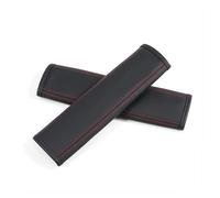 Protector de cinturón Para Chevrolet Para Camaro Para SS RS LT ZL1 2016-2020 2 Uds Almohadillas Cubierta Hombro Cinturón Seguridad Cuero Almohadilla cinturón(Black Red)