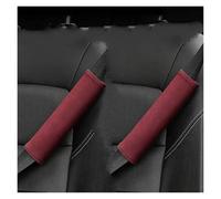 Protector de cinturón Para Ford Para Focus Para Fiesta Para Ranger Para Mondeo S-MAX Kuga Para Mustang Cinturón Seguridad Hombrera Cómoda Almohadilla cinturón(Wine red)