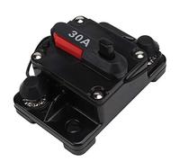 Protector de circuito para 12V 30A 40A 60A fusible reiniciable automático para sistemas de estéreo de coche con carcasa impermeable y botón de reinicio manual ideal para proteger equipos de