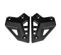 Protector de clavija de pie del reposapiés de la motocicleta, protector de la cubierta protectora del talón para Kawasaki Z900 2017-(Negro)
