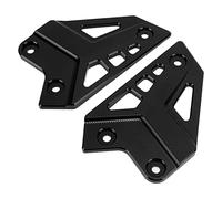 Protector de Clavija de Pie Protector de Clavija de Pie de Motocicleta Placa Trasera Protector de Talón Reemplazo de Aleación de Aluminio para Z900 2017-2021(Negro)