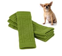 Protector de Codo para Perros - 4 Calcetines de Punto para Patas de Perro, Fundas de Codo de Pet | Calentador de piernas eficaz - Soporte Protector de piernas Envolvente, Protectora