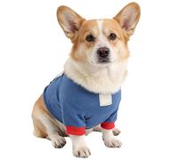 Protector de Codo para Perros contra Callos, de cojín de algodón Ajustable, Lavable y Transpirable, Soporte para Codo y Patas heridas, para Perros de apartamento de casa y Exterior, mar