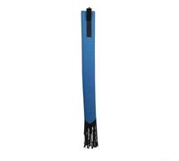 Protector de cola de caballo con red para el cabello, cubierta a prueba de cola de caballo para aseo ecuestre, equitación y protección de salto de espectáculo (azul)