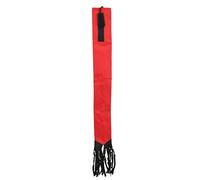 Protector de cola de caballo, protector transpirable de tela no tejida con flecos, para espectáculos ecuestres, montar y trabajar en barro, 1 pieza (Roja)