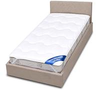 Protector de Colchón Acolchado 120x200cm Cubre Colchon Suave con Gomas en Las Esquinas - Topper Transpirable Lavable a Máquina Sobrecolchón para Cama 120x200 cm