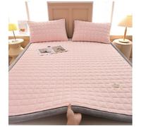 Protector de colchón acolchado de alta calidad, transpirable, elástico, impermeable, extraíble y lavable, futón ortopédico, 200 x 220 cm, máxima protección de cama