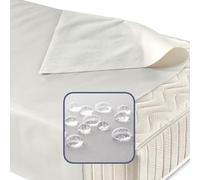 Protector de colchón Casatex de un Cuadrado y Medio, Impermeable, Transversal, 100 x 180 cm, Reutilizable, Toalla Absorbente y Transpirable con Capa Impermeable Antideslizante, Lavable a máquina,