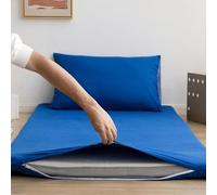 Protector de colchón con Cremallera: Funda Lavable, Impermeable y Antipolvo. Compatible con colchones de 2 a 10 cm (Individual, Doble, Queen y King).
