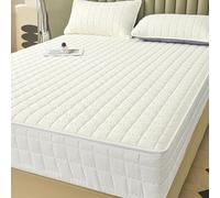 Protector De Colchón con Cremallera Personalizable Tamaño Queen King Envoltura Completa A Prueba De Polvo Cubierta De Colchón Cubierta De Cama Envase De Colchón,Blanca,120x200+20cm