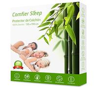 Protector De Colchón Impermeable - Funda De Colchón 135x190 cm - 100% Bambu Transpirable Y Hipoalergénica Protector Colchon 135
