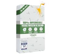 Protector de Colchón Impermeable Viscosa 160 x 200 x 30 cm Ajustable