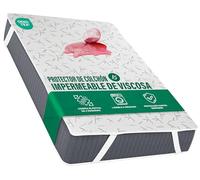 Protector de Colchón Impermeable Viscosa con Bandas Elásticas 90x190x30 cm