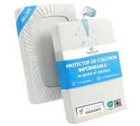 Protector de colchón Impermeable y Transpirable, Funda hipoalergénica