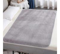 Protector de colchón lavable y ausente para incontinencia, suave, transpirable, para personas mayores, silla Reu y funda de sofá (gris, 120 x 200 cm), impermeable y cómodo