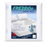 Protector de colchón refrescante frío + Ice-Touch, Verano, termorregulador, Transpirable, Antihumedad, Suave, elástico, 1 Plaza y Media - Cm. 125x200 + H25