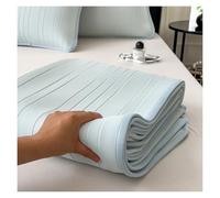 Protector de Colchón Refrescante y No Pegajoso Alfombrilla Refrescante Duradera con Fundas de Almohada para Personas Que Sudan Mucho y para Las Noches Calurosas(1 Blue,150x200 cm+2 Pillowcases)