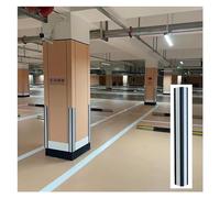 Protector de columna de aluminio hueco, protección reflectante para estacionamiento, garaje y seguridad de pared de almacén