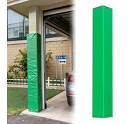 Protector de columna verde para garajes, 4, 5, 6, 7 pies, resistente a la intemperie, cuadrado, acolchado de poste de baloncesto, acolchado de espuma para sótanos, campos de fútbol, estacionamientos
