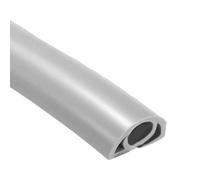 Protector de cordón de suelo,Cubierta de cordón de tierra,Suelo de protección de cable flexible de PVC ignífugo - Suelo de Cache-Cordon Autoadhesivo aislado, evita los riesgos de tropiezo