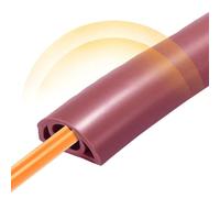 Protector de cordón de tierra,Cubierta del cordón del suelo - de alambre flexible para cables, conducto de alambre flexible de PVC | Suelo de Cache-Cordon Autoadhesivo aislado, evita riesgos