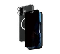 Protector de Cristal con Privacidad para Pantalla y Protector de Cámara PANZERGLASS 3 en 1 para iPhone 16 6.7"