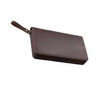 Protector De Cuaderno Con Cremallera Con Ranura Lápiz Elástica Para Cuaderno Campo 7.28x3.54 Pulgadas Diario Hecho A Mano Cubre Organizadores Negocios