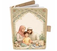 Protector de cuaderno de salud francés - tamaño A5 15 x 21 cm - solapas para guardar ordenanzas y documentos (Familla)