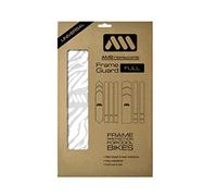 Protector de Cuadro Adhesivo MTB Honeycomb Full 18 Piezas - Zebra/White