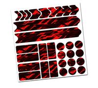 Protector de cuadro de bicicleta R159 R161 (12 colores rojo neón)