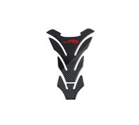 Protector de Cubierta de Almohadilla de Tanque de Combustible, calcomanías de Fibra de Carbono adecuadas para R1250RS Protector Deposito Tanque Moto(Red)