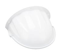 Protector de Cubierta para Cámara de Seguridad, Parasol Universal de Plástico ABS para Lluvia y Sol, Protector para Cámara Exterior, Blanco y Negro (White)