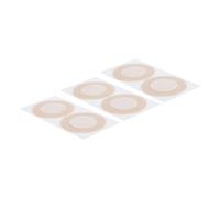 Protector de Cubierta para Pezones, 4,5 Cm, 20 Pares, Evita Rozaduras, Correr, Ciclismo, Surf, Tela No Tejida Transpirable (color de piel)