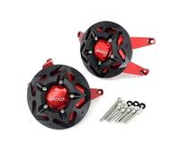 Protector De Cubierta Protectora para Estator De Motor CNC De Motocicleta para K&awasaki Z900 Z 900 2017-2023, Protección contra Caídas. Deslizadores De Marco(Rojo,X-2)