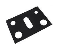 Protector de cubierta superior de estufa, protector de revestimiento de estufa de gas resistente al calor, lavable y reutilizable, material de PTFE antiadherente, 62x41,5x0,3 cm (Negra)