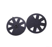 Protector de cubo de rueda de bicicleta, cubierta de plástico ligero para volante y engranajes, protector antipolvo para mantenimiento de bicicletas de montaña, 133 mm, paquete de 10 (para cubo de eje