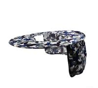 Protector de cuello con tira reflectante para seguridad de alta visibilidad, parasol ligero para construcción y mantenimiento al aire libre, azul rey (camuflaje azul)